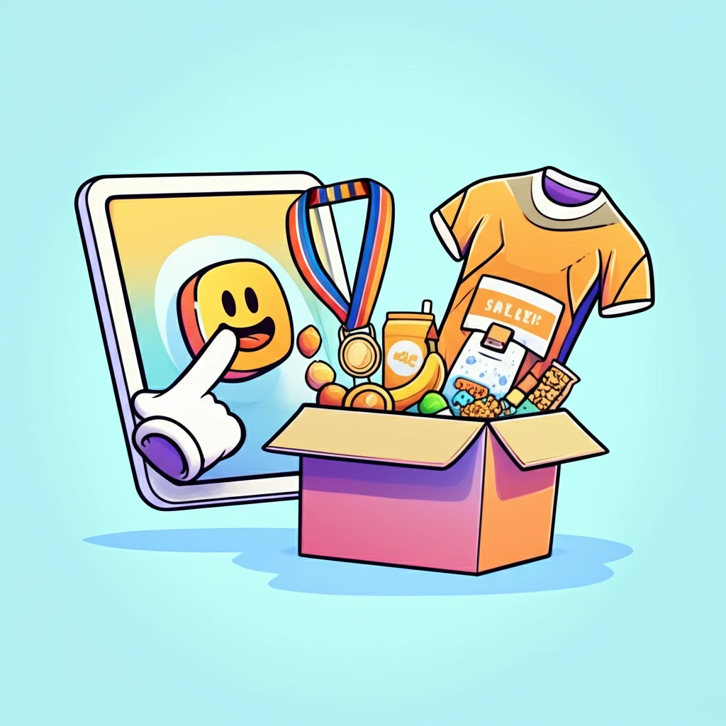 봄꽃 레이스 기념품 구성 이미지