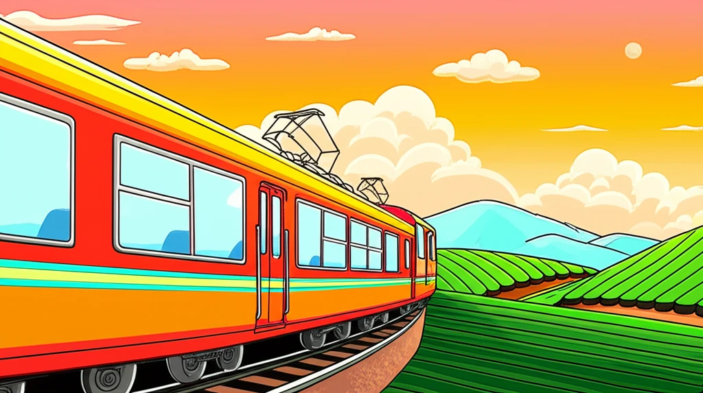 남도해양열차 및 보성 풍경